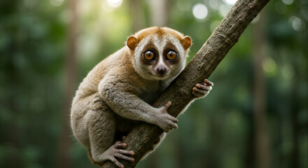 Grey Slender Loris in the wild